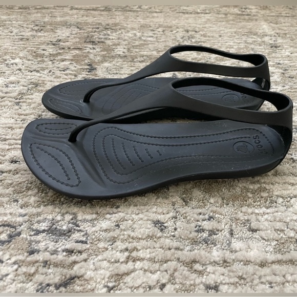 Crocs Sexi Serena Flip Sandals Size 9 - Picture 2 of 6